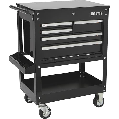 Ironton 30in. 5-Drawer Mechanic's Tool Cart, 700-Lb. Capacity - size: 5 Drawer
