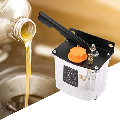 Oumefar Manual Lubricating Pump -5L 650CC Leak- lubricating Oil Pump for CNC Machine for Regular Lubrication of Cutting Machines