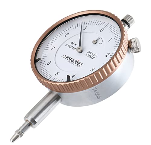 Accusize Industrial Tools Agd2 Style 0-0.05'' by 0.0001'' Dial Indicator with Lug Back, P900-S097 - size: 0-0.05" x 0.0001"