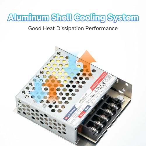 BTF-LIGHTING Power Supply DC5V 50W UL Recognized Component for LED Strip - size: 5V50W