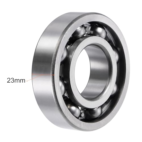 uxcell 6308 Deep Groove Ball Bearings 40x90x23mm Chrome Steel, Open Type - size: 40x90x23mm
