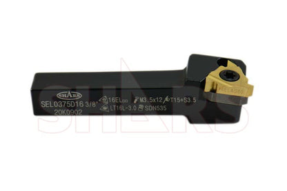 Shars 3/8" x 2-1/2" SEL-0375-D16 LH Indexable Cutting Tool Universal External Threading Toolholder 404-2726 P] - size: 3/8" x 2-1/2", style: Left Hand