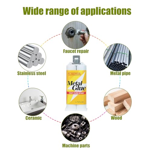 Metal Glue, 2 Part Heavy Duty Epoxy Adhesive - size: Metal Glue 3PCS