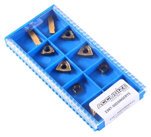 Accusize Carbide Inserts for 2387-2003, CVD and TiN Coated
