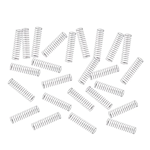 150pcs Compression Springs, 304 Stainless Steel Small Pen Spring, Length 10-30mm, OD 4-6mm, Wire Diameter 0.3-0.5mm (Color : 150pcs, Size : 0.4 * 5 * 25mm) - size: 0.4*5*25mm