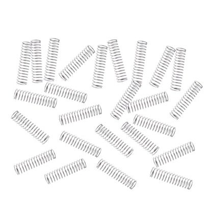 150pcs Compression Springs, 304 Stainless Steel Small Pen Spring, Length 10-30mm, OD 4-6mm, Wire Diameter 0.3-0.5mm (Color : 150pcs, Size : 0.4 * 5 * 30mm) - size: 0.4*5*30mm
