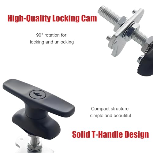 evan T Handle Latch Camper Shell Locks for Truck Topper Cap Pickup 2 Pack - size: 2 Pack