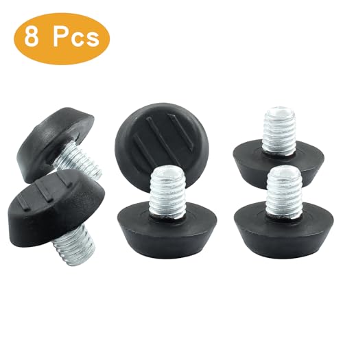 8 Pcs Furniture Levelers M8 x 11mm Table Leg Levelers - size: M8 x 11mm