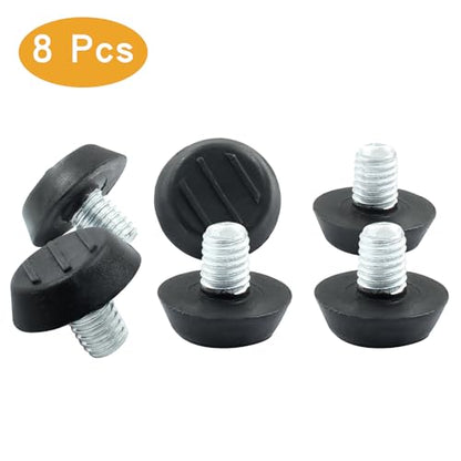 8 Pcs Furniture Levelers M8 x 11mm Table Leg Levelers - size: M8 x 11mm