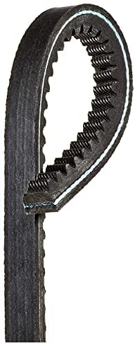 BESTORQ AX15 Cogged V-Belt, Raw Edge X5 EPDM V-Belt, Black, 17" Outside Circumference x .51" Width x .34" Height, Pack of 1 - size: Pack of 1, style: AX15