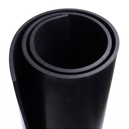 EPDM Rubber Sheet, Black, 60A, 0.250" x 36" x 48" - size: 48 x 36 x 0.25 in.