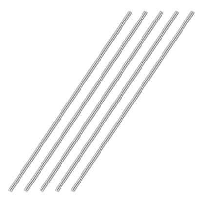 M2-0.4 Fully Threaded Rod 150mm Length Coarse Thread 5Pcs - size: M2-0.4 150mm