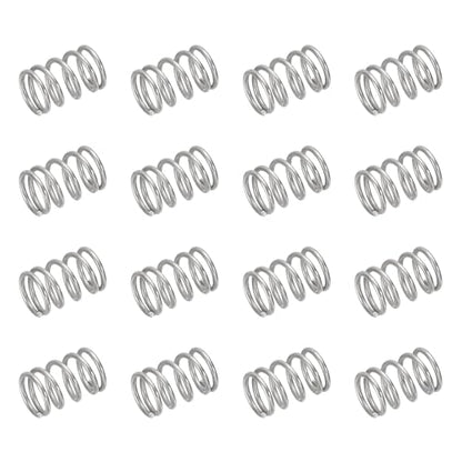 uxcell 50Pcs 304 Stainless Steel Compression Springs,0.8mmWD, 7mm ODx10mm L - size: 7mmx10mm