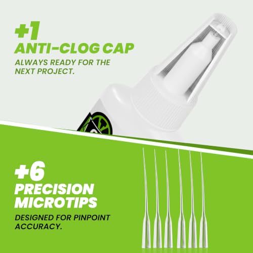 Fast & Control Medium Super Glue 30g, All-Purpose Cyanoacrylate CA Glue - size: 1 oz