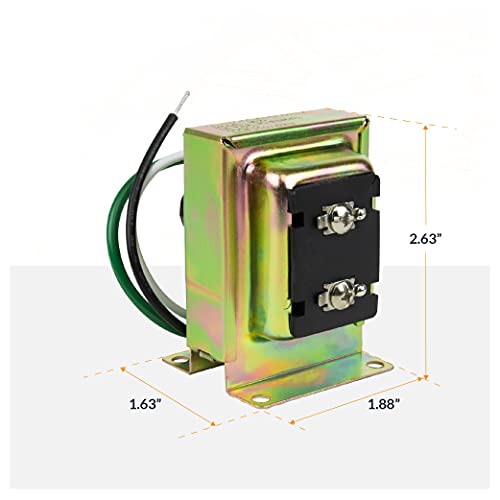 Newhouse Hardware 16TR Doorbell Transformer, Wired 16V/10VA, Assorted - style: 16V, 10VA
