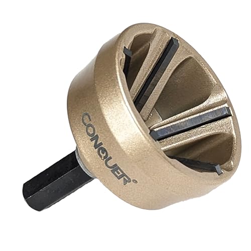 CONQUER Deburring External Chamfer Tool, Tungsten Blade, Fits 1/2"-1 3/8" - size: PREMIUM TUNGSTEN Blade 1/2"-1 3/8"(13mm-35mm)