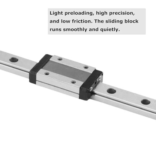 150mm Long MGN9 Miniature Linear Rail with 1PCS MGN9H Carriage Block - color: MGN9H, size: 150mm/5.91 inches