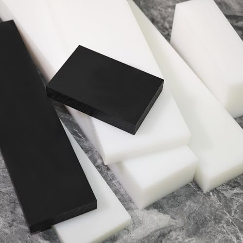 3/4" x 4-½" x 3" HDPE Block Black Polyethylene Rectangular Solid - size: 3/4"x4-1/2"x3", style: black