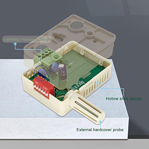 Temperature and Humidity Sensor Combined Transducer with Modbus RS485, Industrial High Accuracy Monitoring Sensor - size: RS485-S