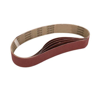 2 Inch X 36 Inch Sanding Belts, 60/80/120/240/400 Grits, Belt Sander Tool for Woodworking, Metal Polishing, Aluminum Oxide Sanding Belts (5 Pack) - size: 2"x36"