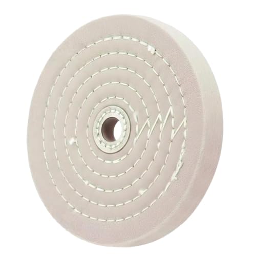 6" Extra Thick White Cotton Buffing Wheels with 1/2" Arbor Hole - style: 6'' White Cotton Buffing Wheel