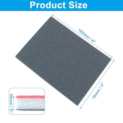 600 Grit Sanding Sponge, 4" x 3", 20Pcs - style: 600 Grit