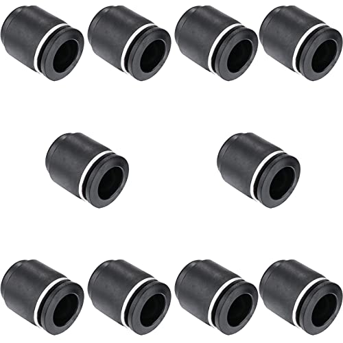 10PCS 3/8 Inch Tube OD Pneumatic Cap Plug Fitting - size: 3/8 OD