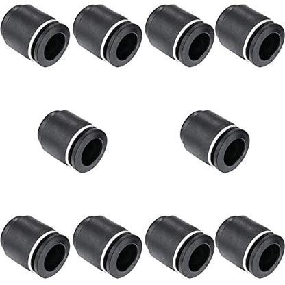 10PCS 3/8 Inch Tube OD Pneumatic Cap Plug Fitting - size: 3/8 OD