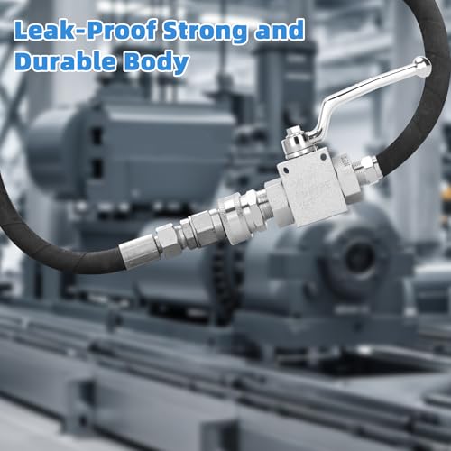 2-Pack Pressure Washer Ball Valve, 3/8" Quick Connect, 4500 PSI Valve - style: 2Pcs