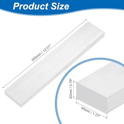uxcell Square Aluminum Flat Bar, 3/4" Thickness 1-3/4" Width 12" Length Square 6063 Aluminum Flat Plate, 20 x 45 x 305mm Solid Mill Stock - size: 3/4" T x 1-3/4" W x 12" L
