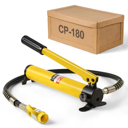 CP-180 Hydraulic Hand Pump,Hand Operated Pump Suitable for Separate Hydraulic Tools