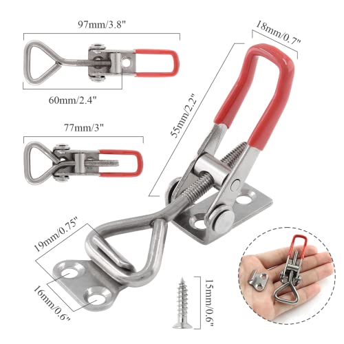 Adjustable Toggle Latch Clamp 4001 Style, 2Pcs