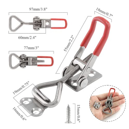Adjustable Toggle Latch Clamp 4001 Style, 2Pcs