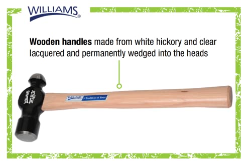 Williams JHWHBP-4A 32-Ounce Ball Pein Hammer - Hickory Handle - size: 32 Ounces