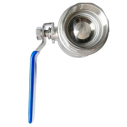 2" Male to Female Thread Full Port Ball Valves NPT 304 Stainless Steel for Water Oil Gas WOG1000 (Pack of 2) - size: 2-pack x 2 Inch
