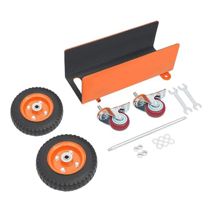 Heavy Duty Panel Cart for Drywall Sheet Metal, 661 lbs Capacity Panel Carrier with 2 Pneumatic Wheels and 2 Swivel Casters for Construction Site Warehouses