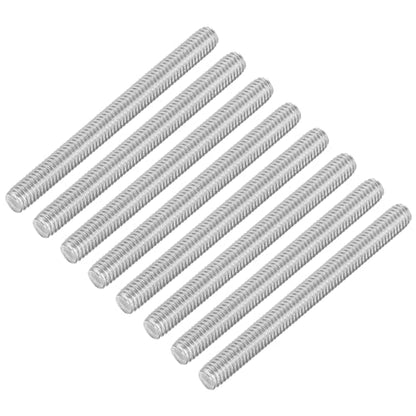 uxcell 8Pcs Fully Threaded Rod, M6 x 65mm 304 Stainless Steel Right Hand Thread Bar Studs M6-1 Thread Pitch for Furniture Machinery Assembly - size: M6 x 65mm