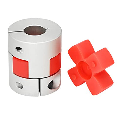 Upgrade D25*L30 Flexible Shaft Coupling 5mm to 8mm Aluminium Plum Connector Flexible Coupler for 3D Printer CNC Machine and Servo Stepper Motor - size: Bore 5mm to 8mm