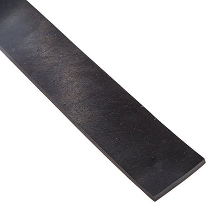 Small Parts 33-006-187-002-036 SBR (Styrene Butadiene Rubber) Sheet, 60 Shore A, Black, Smooth Finish, No Backing, 0.187" Thickness, 2" Width, 36" Length
