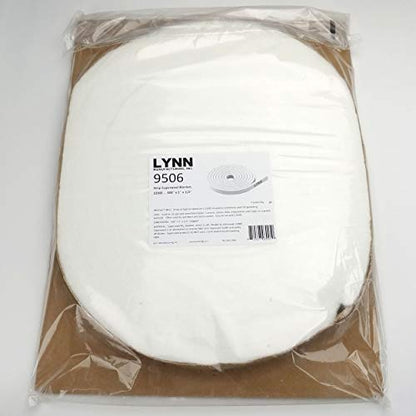 Strip Ceramic Fiber Alternative Blanket, 2200F Rated, 1" x 1/2" x 300", High Temperature Gasketing for Boiler, Wood Stove, Pellet Stove, Furnace, Kiln, Forge, 9506 - size: 1" x 1/2" Strip