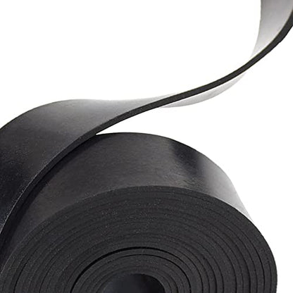 DEVNOL Neoprene Rubber Strip 5/16" Thick X 2" Wide X 12' Long Grade 65A for Gasket, Surface Protection, Sealing - size: 5/16" x 2" x 12'
