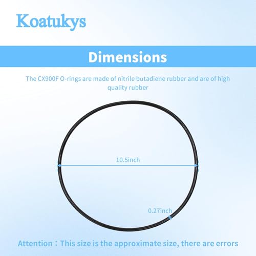 CX900F 0-240 Tank Lid O-Ring Compatible with Hayward Star-Clear Plus Cartridge and Separation Tank Filter C751 C900 C1200 C1750 U9-228A (2/Pack)
