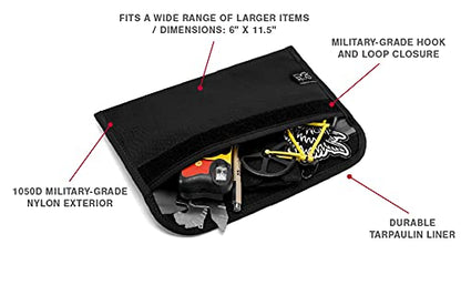 Chrome Industries Utility Pouch - Bag Organizer for Tools, Cables, Chargers, and Toiletries - size: Large