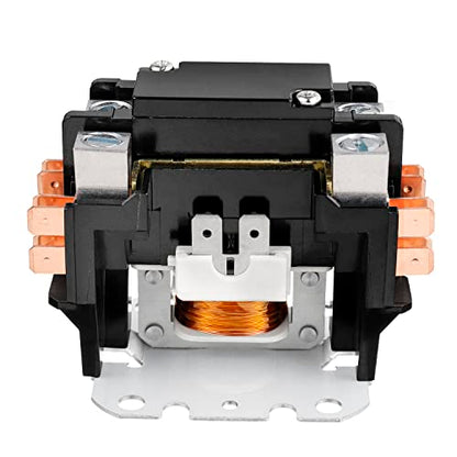 BOJACK 1 Poles FLA 32 Amp Coil 24 VAC Air Conditioner Condenser Compressor Contactor AC Definite Purpose Contactor - size: 1P 32A 24V