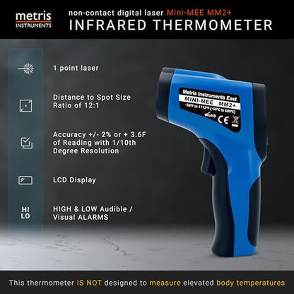 Metris MM2+ Infrared Thermometer Gun