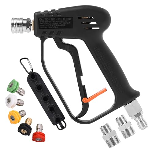 JOEJET Short Pressure Washer Gun with Swivel - color: Black
