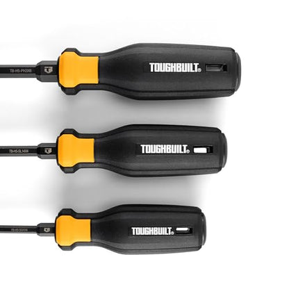 ToughBuilt - 8-Piece Standard Screwdriver Set, Magnetic Tips, TB-H5S8-A