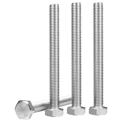 5 Pcs M10 Hex Bolts M10-1.5 x 100mm Hex Head Screw Bolt - size: M10 -1.5x 100mm