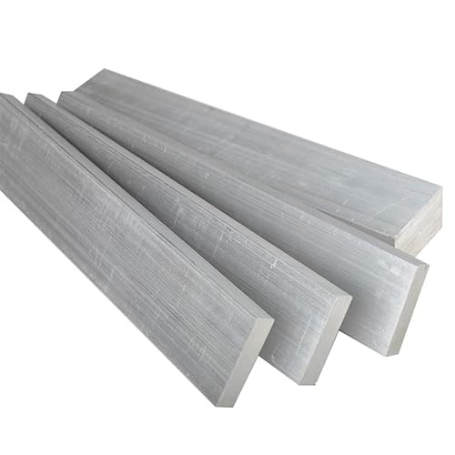 Aluminum Flat Bar Stock 1/8 inch x 3.2 inch x19.69 inch Long, 6061 Aluminum Square Rectangle Bar Straight Edge 2Pcs 3mm x 80mm x500mm (Kwweeoo) - size: T3W80