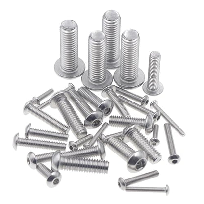 Metric M2.5-M8 304 Stainless Steel Button Head Socket Cap Screw Kit